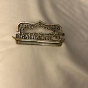 Boston Swan Boat Pin Sterling by Shreve, Crump, lowe jewelers Boston